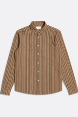 Classic Shirt Picchi Stripe Brown