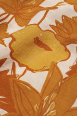 Selleck Short Sleeve Flower Collage Honey Gold