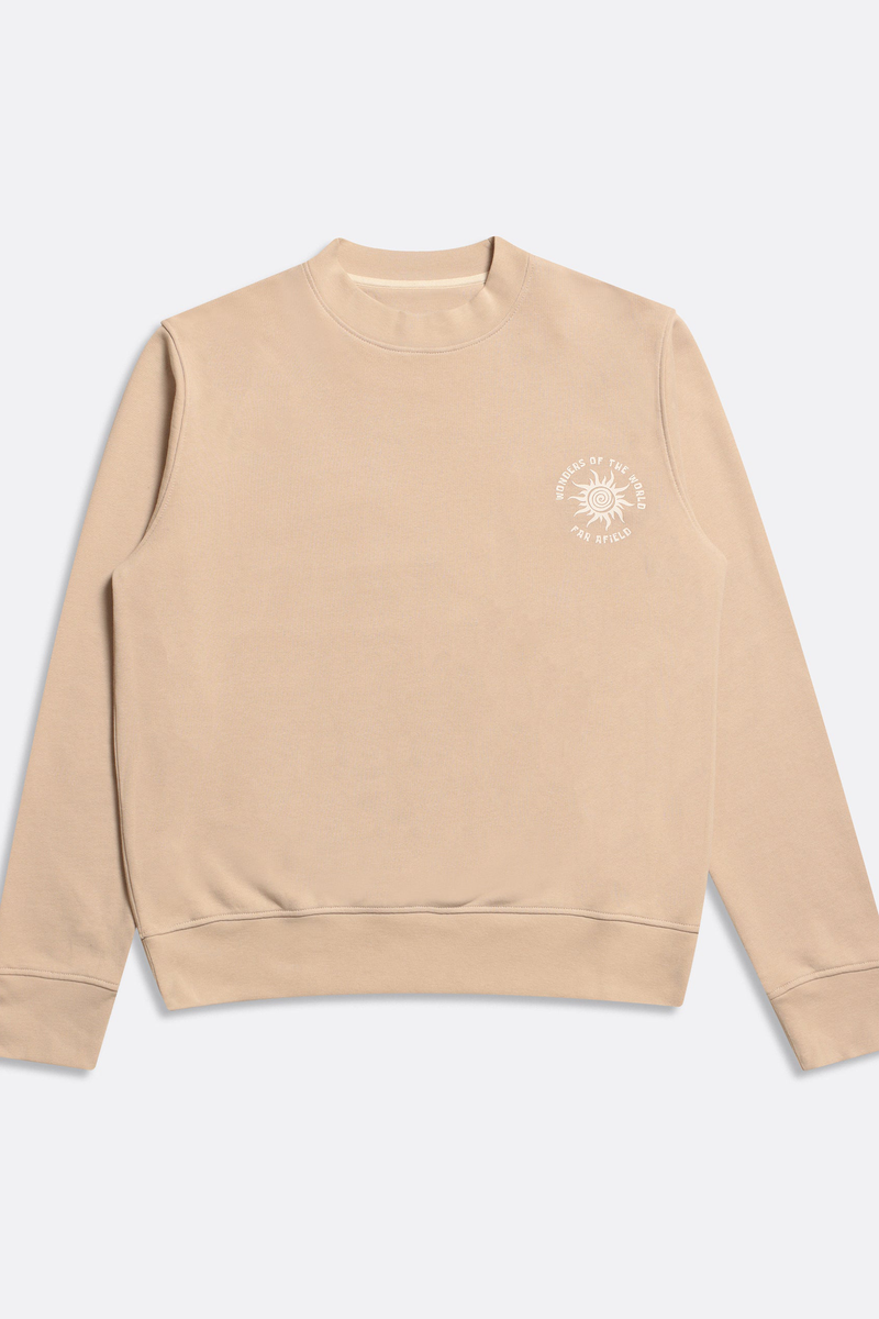 Crewneck Sweatshirt Wonders Peyote Sand