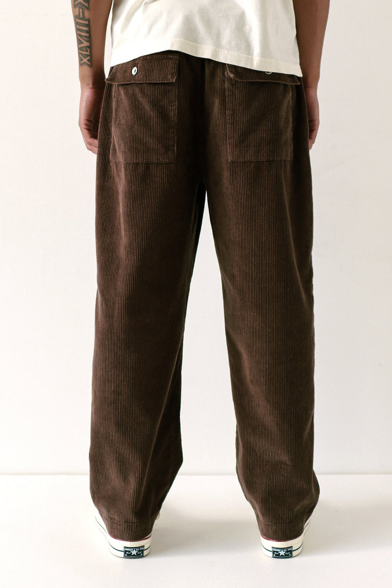 Coup Trouser Corduroy Slate Brown