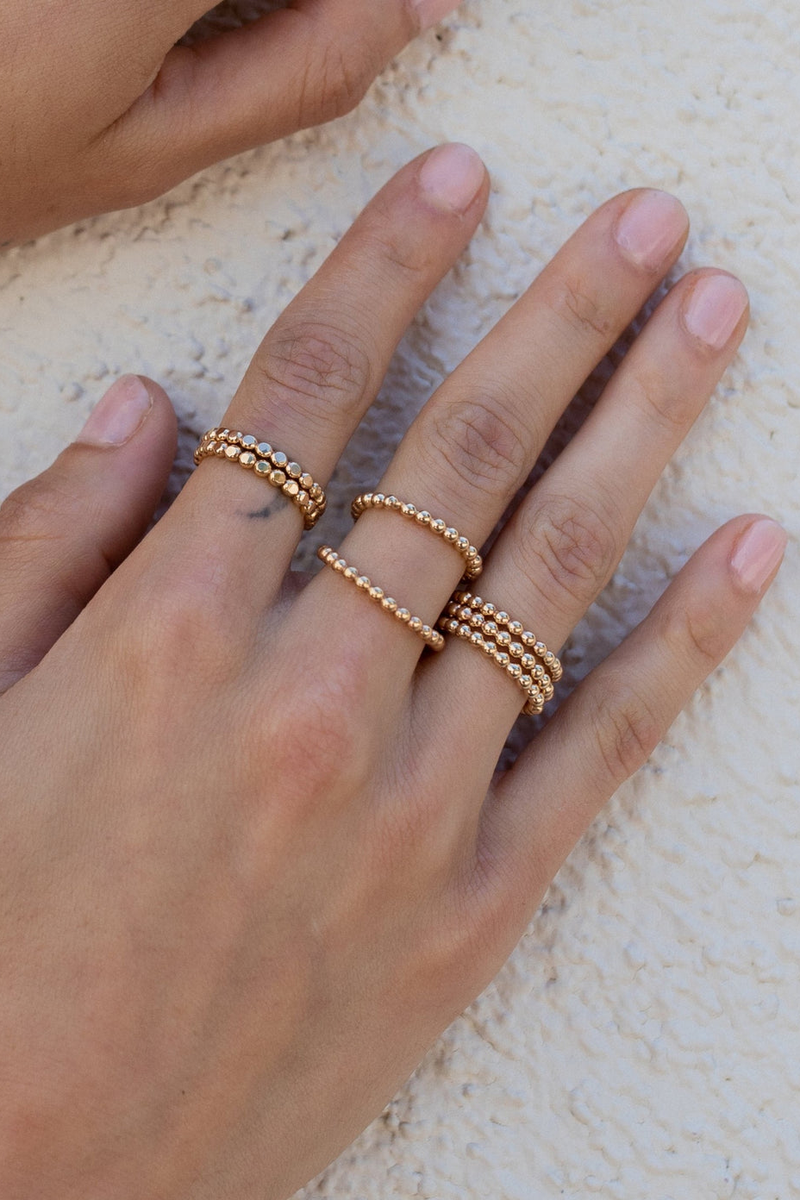 Bold Orb Stack Ring