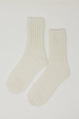 Wool Socks Cream