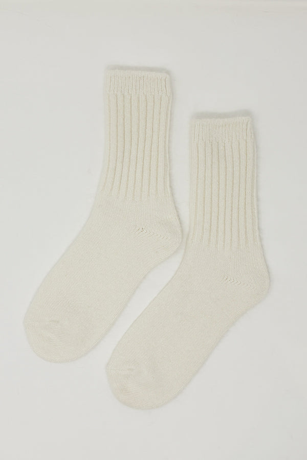 Wool Socks Cream