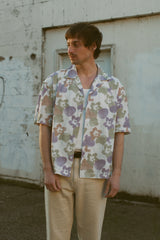 Relaxed Floral Camo Short Sleeve Shirt