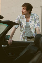 Relaxed Floral Camo Short Sleeve Shirt