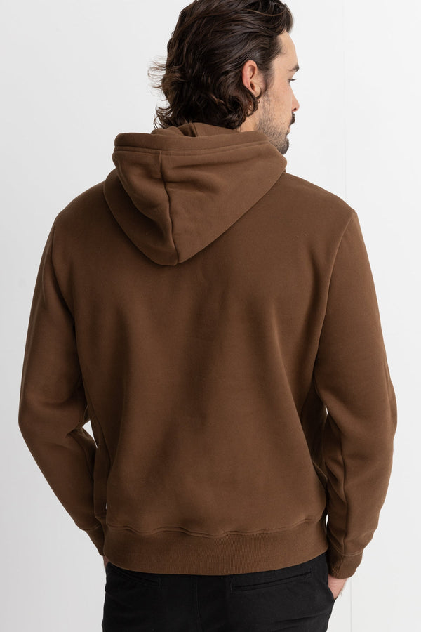 Classic Fleece Hoodie Chocolate