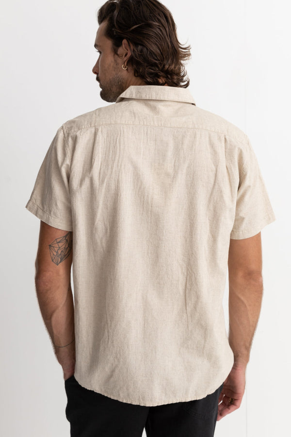 Classic Linen Short Sleeve Sand