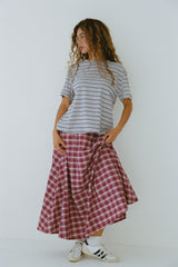Oversized Boifriend Tee Heather Stripe