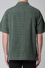Tile Cord Bowler Shirt Thyme