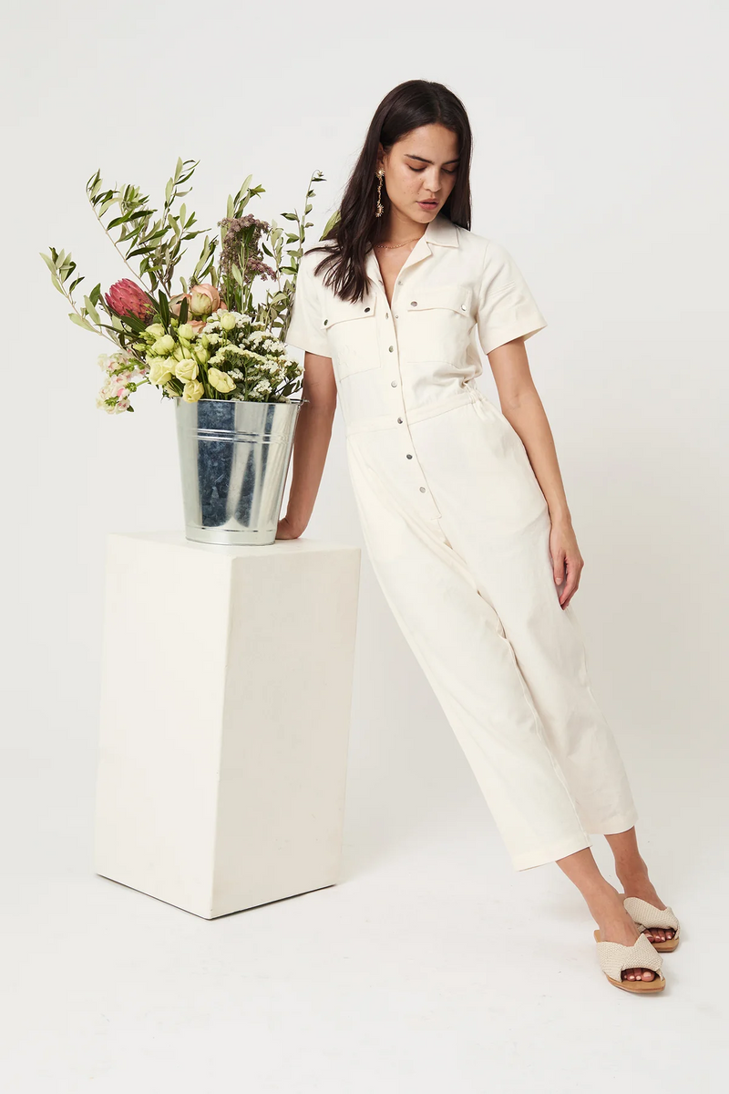 Daisy Embro Jumpsuit Gaura