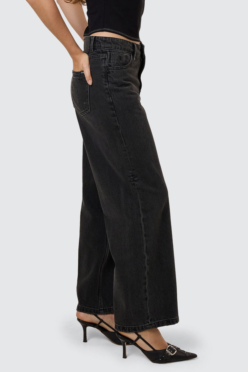 Billie Low Jean Ash Black