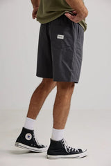 Relaxed Jam Short Charcoal