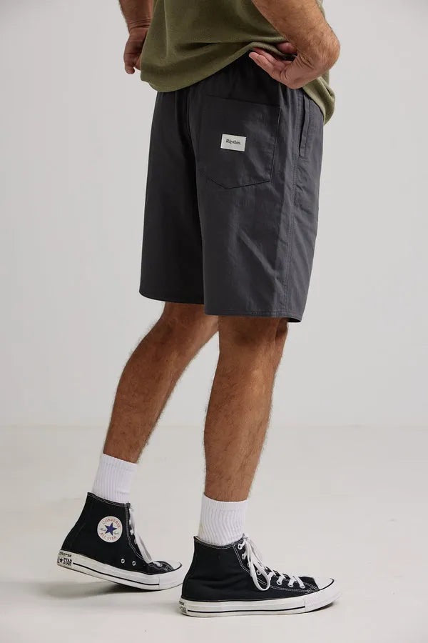 Relaxed Jam Short Charcoal