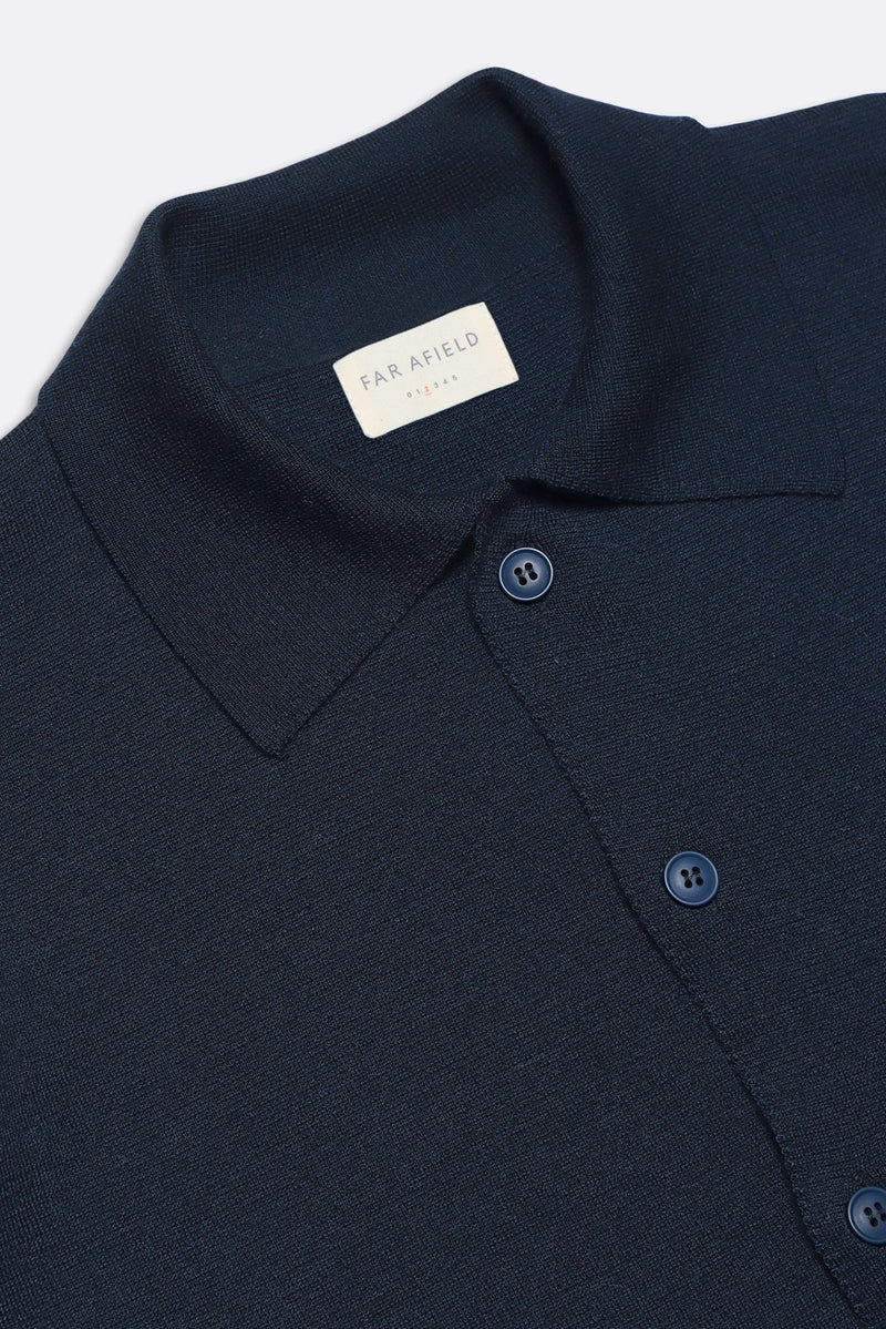 Station Cardigan Navy Iris