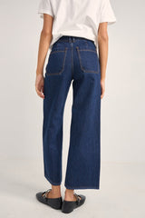Demi High Loose Jeans Indigo