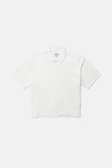 Leads Relaxed Check Shirt White