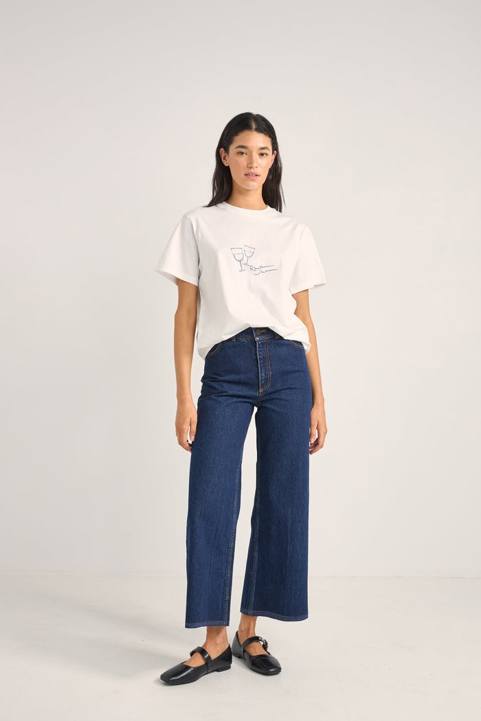 Demi High Loose Jeans Indigo