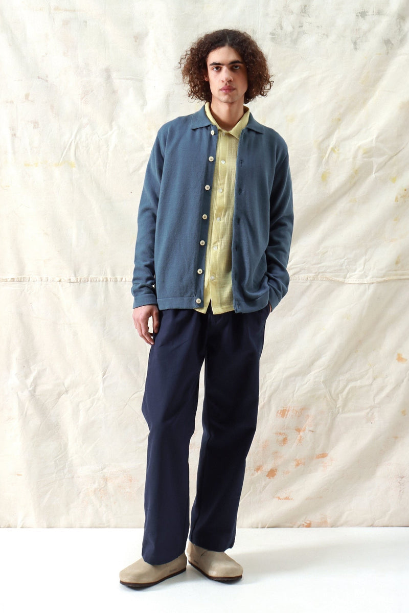 Brewer Cardigan Blue