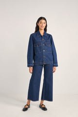 Demi High Loose Jeans Indigo