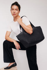 The Times Tote Black