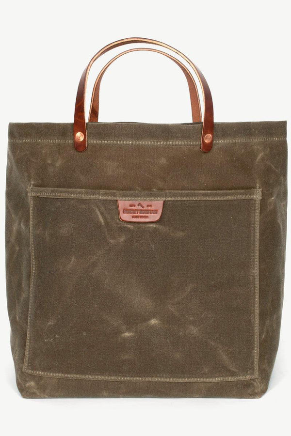 Coal Tote Bag Waxed Field Tan