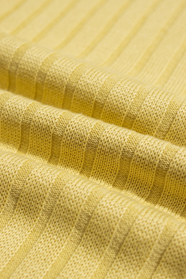 Jards Ribbed Vest Dusk Yellow