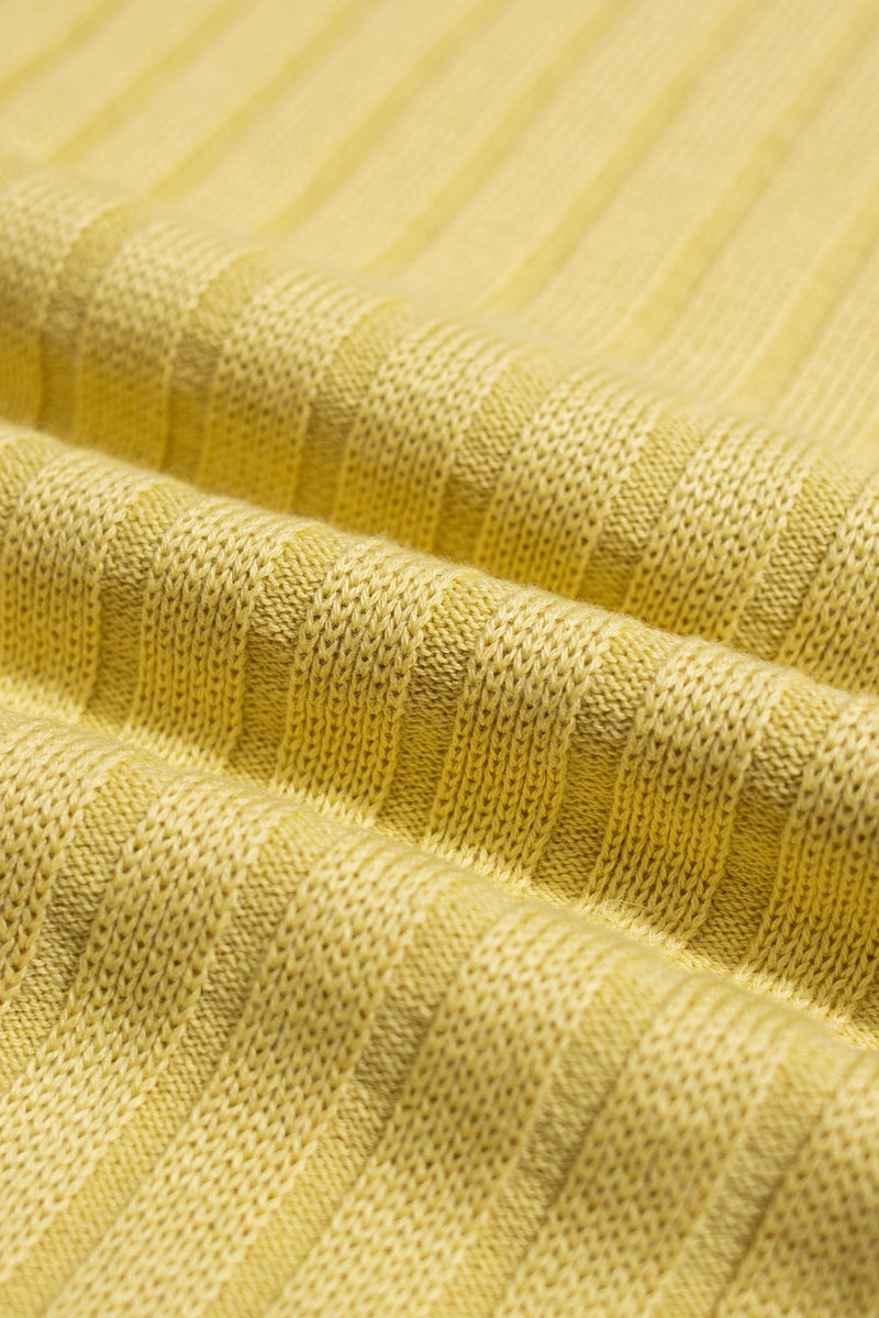 Jards Ribbed Vest Dusk Yellow