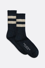 Stripe Socks Blue