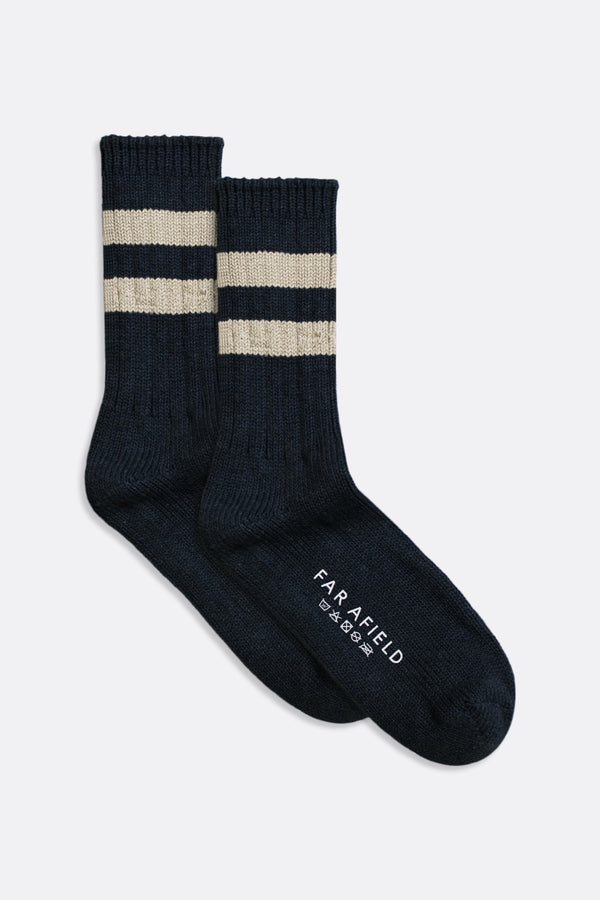 Stripe Socks Blue