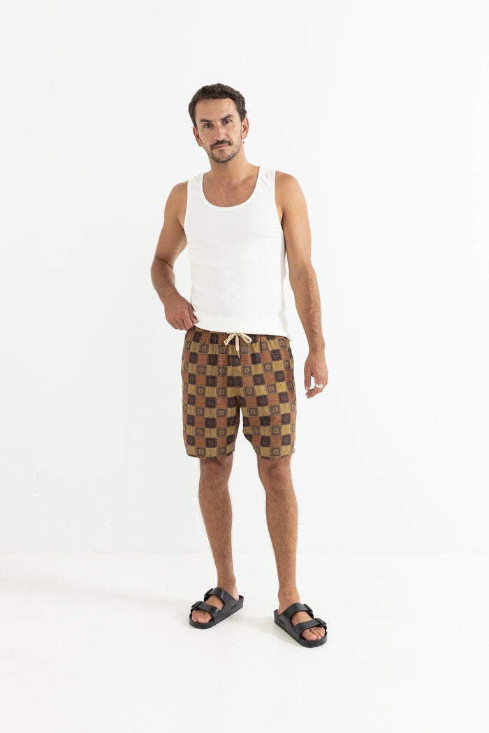 Racket Jam Short Ochre