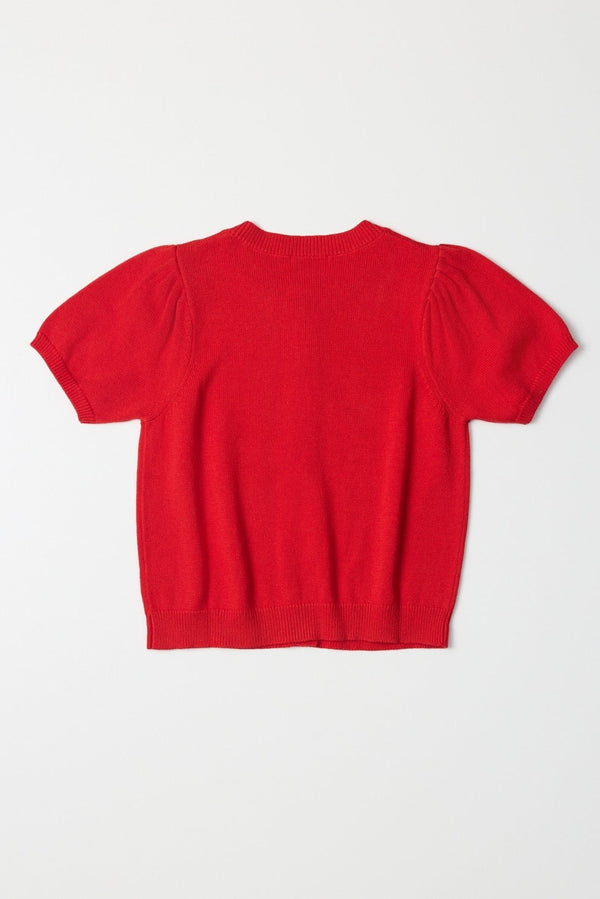 The Camden Cardigan Red