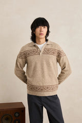 Longreach Jacquard Knit Natural