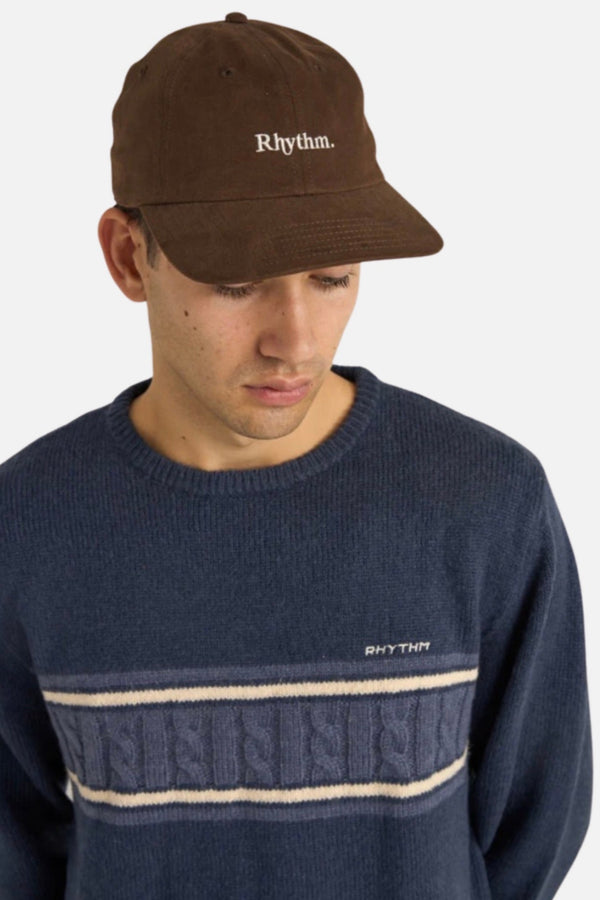 Essential Brushed Twill Cap Vintage Brown