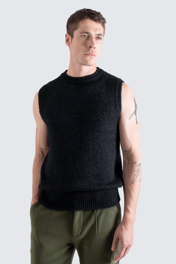 Jards Vest Grey Fleck