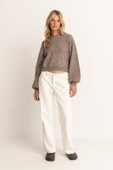 Quinn Knit Jumper Oatmeal