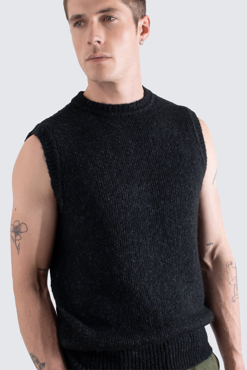 Jards Vest Grey Fleck