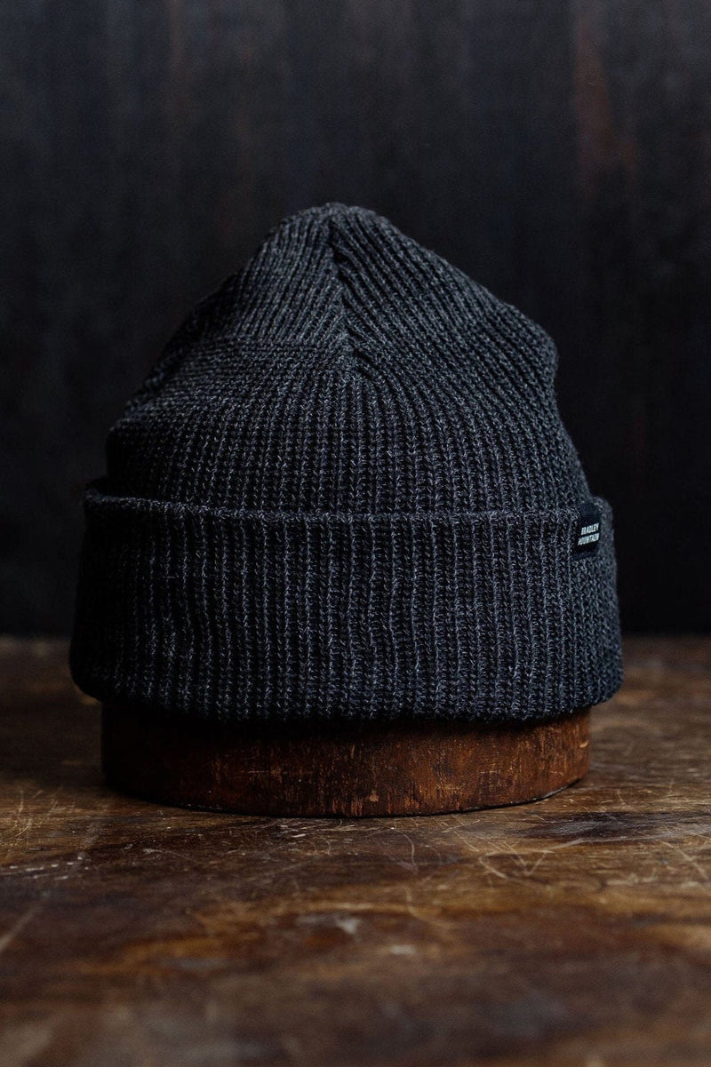 Wool Watch Cap Obsidian