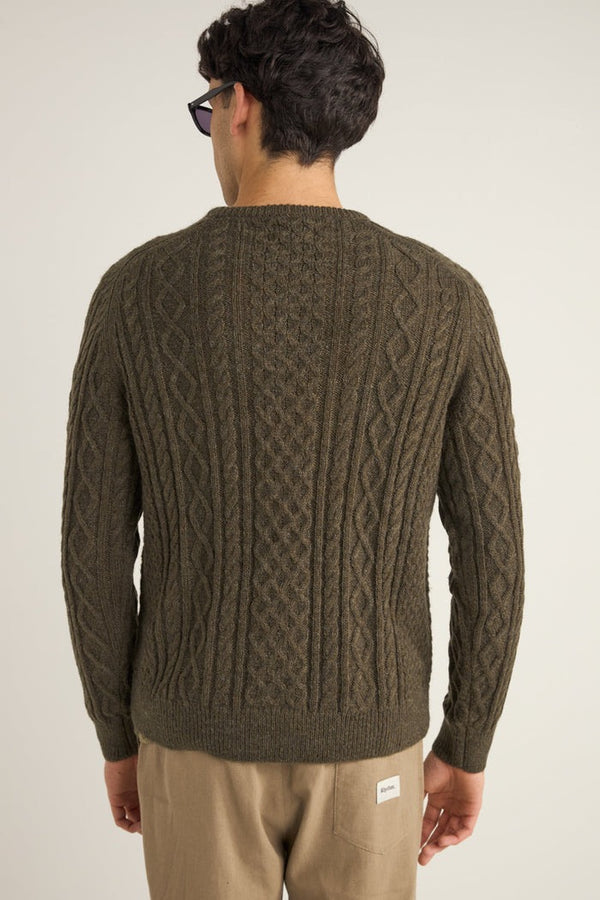 Mohair Fishermans Knit Fatigue
