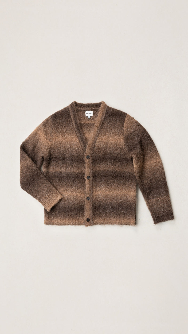 Essential Gradient Cardigan Chocolate