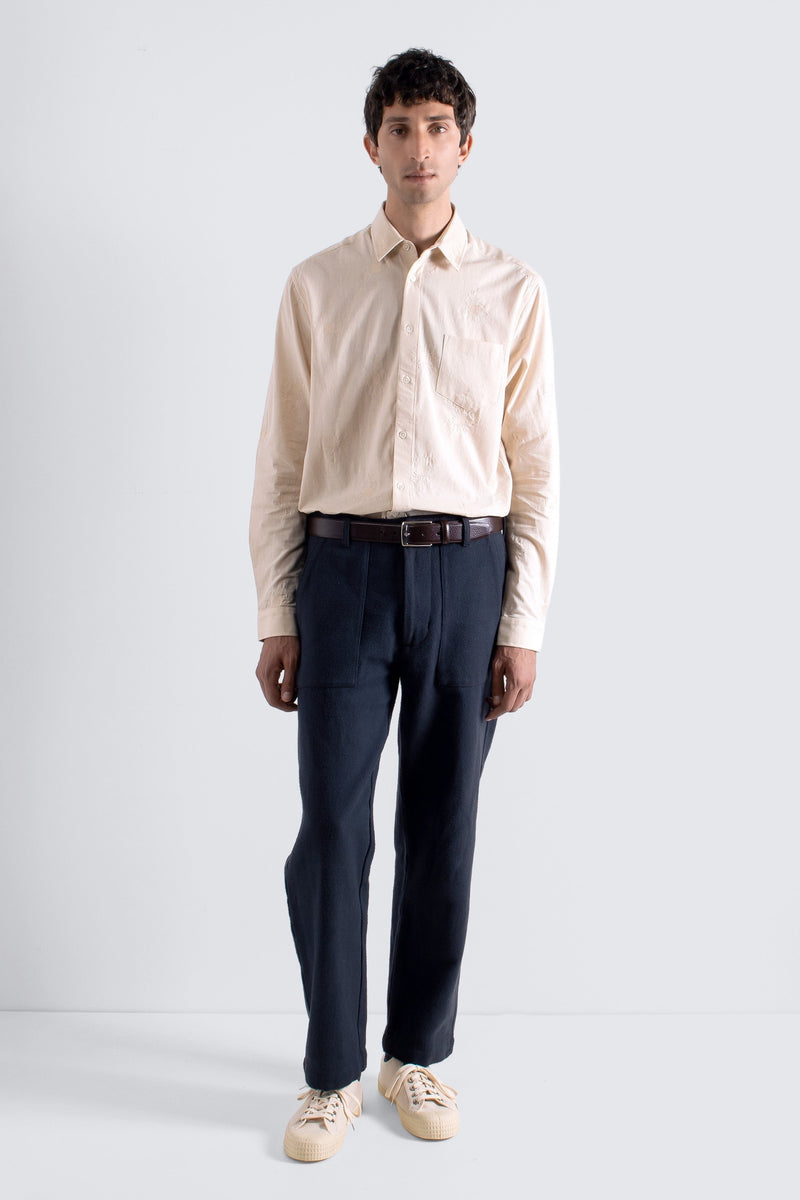 Coup Trouser Cotton Drill Navy