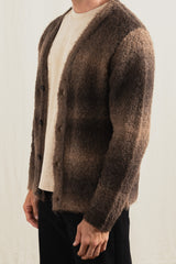 Essential Gradient Cardigan Chocolate