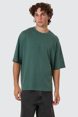 Hemp Box Fit Oversize Tee Sea Pine