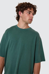 Hemp Box Fit Oversize Tee Sea Pine
