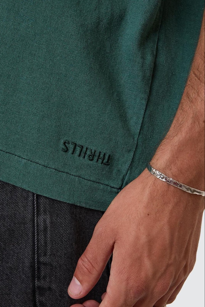 Hemp Box Fit Oversize Tee Sea Pine