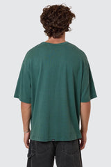 Hemp Box Fit Oversize Tee Sea Pine