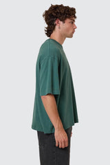 Hemp Box Fit Oversize Tee Sea Pine