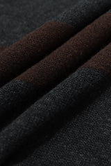 Combin Striped Knit Grey/Brown