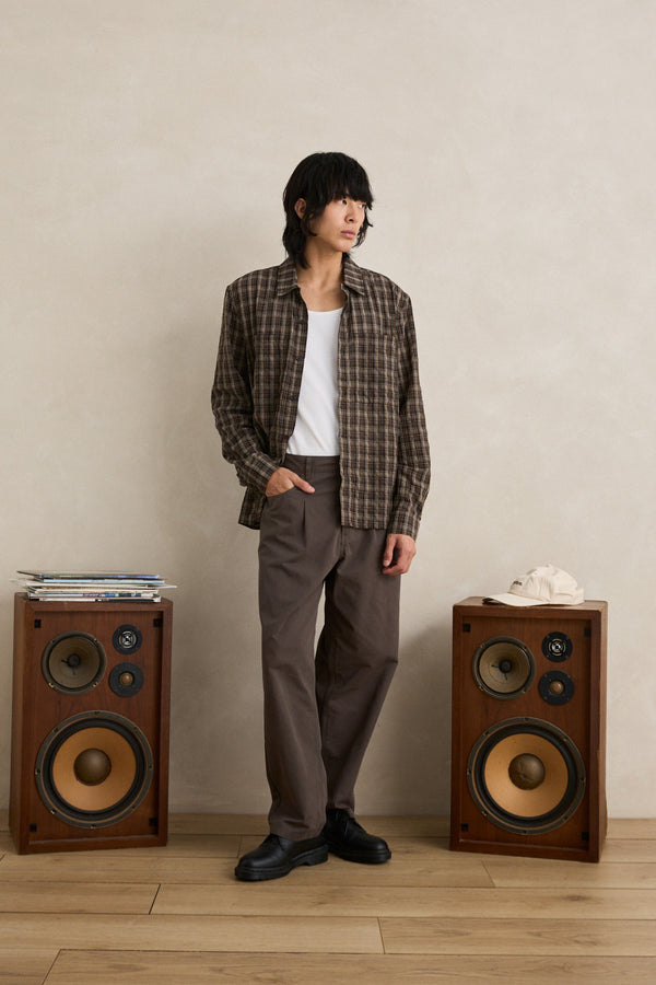 Warped Straight Cut Pant Grey