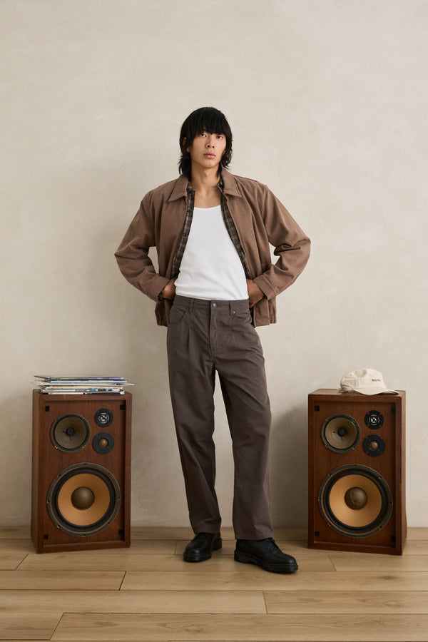 Warped Straight Cut Pant Grey