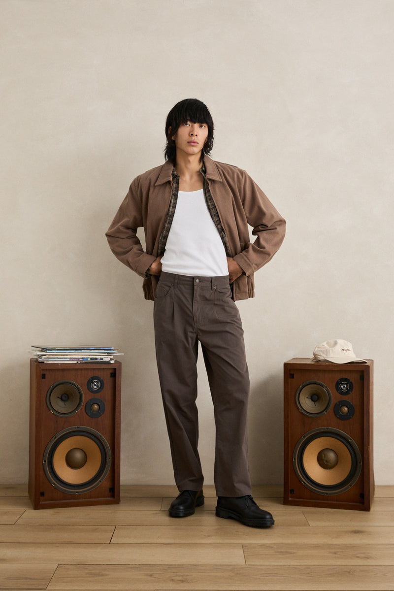 Warped Straight Cut Pant Grey